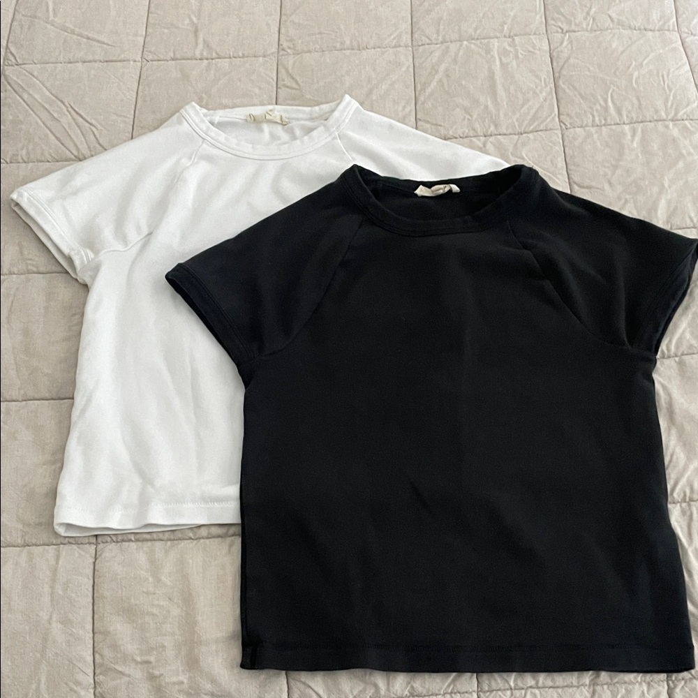Madewell Black and White T-Shirt Set